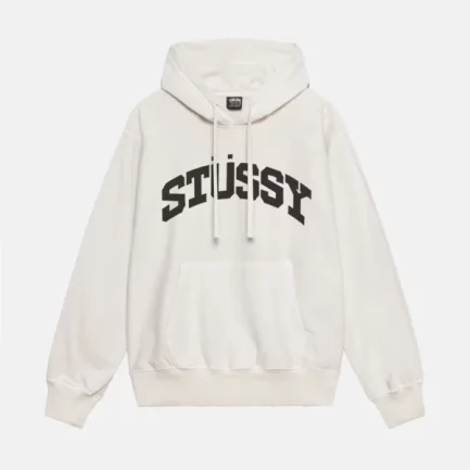 BLOCK SPORT PIGMENT DYED WHITE HOODIE