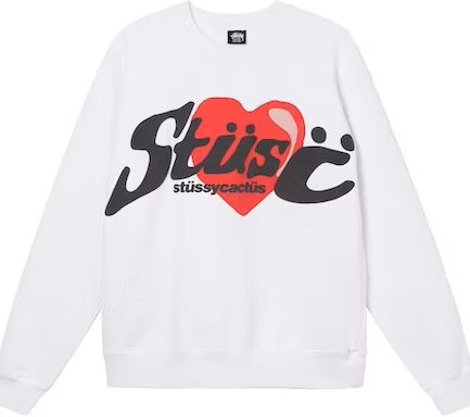 Stussy x CPFM Heart Crewneck Sweatshirt